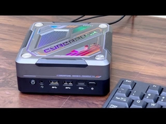 Mini PC para jogos AMD Ryzen R7-7840HS Dual LAN DDR5 64GB Com Luz