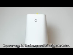 AMD Athlon 300U 3050E 4 LAN NAS Firewall Mini PC com DDR4 64G e Fans para Roteador