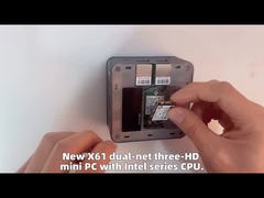 Intel Alder Lake N95 4 Core 4 Thread Mini PC com LPDDR5 12G 2 Ethernet e WiFi