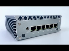 Intel Celeron 3865U 2 núcleos 2 fios Firewall Mini PC Router com 6 Ethernet DDR4