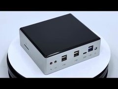 Intel Core I5 4210U 2 núcleos PC industrial com LAN dupla COM dupla e ventilador