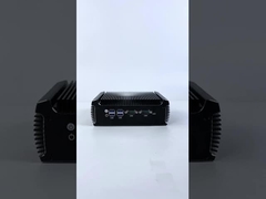 Intel Core i3 7100U Mini PC Industrial sem ventilador 16 GB Com 2 LANs 2 COMs