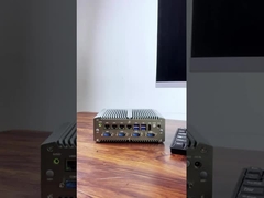 Processador Intel Core I7-10510U Com Quatro LAN e Seis COMs Mini PC Industrial