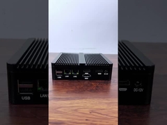 Processador Intel N100 com LAN Dupla, COMs Duplas e Triplo Display PC Industrial