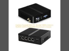Velocidade de rede segura do roteador Mini PC sem ventilador