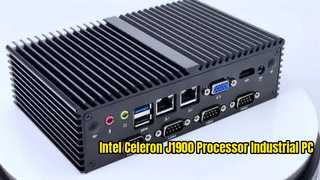 PC industrial do processador de X26G Intel Celeron J1900 com 7COM 2LAN