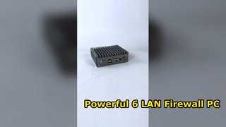 Mini PC do firewall do processador Intel N100 com 6 LAN 1 HD-MI 1 DP