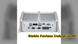 PC industrial sem ventilador Dual LAN Dual COM