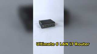 Processador macio de Intel Celeron J6412 do roteador com 6 Lan 1 HD-MI 1 DP