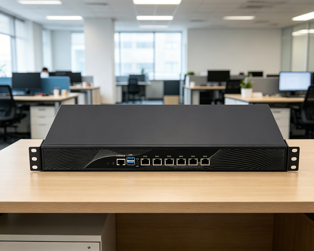 Últimos blogs da empresa sobre A instabilidade da rede do escritório pequeno conduz a elevação para 6 dispositivos do roteador do porto 2.5G X86