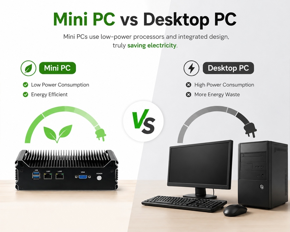 Últimos blogs da empresa sobre Does A Mini PC Really Save Electricity A One Year Power Cost Comparison