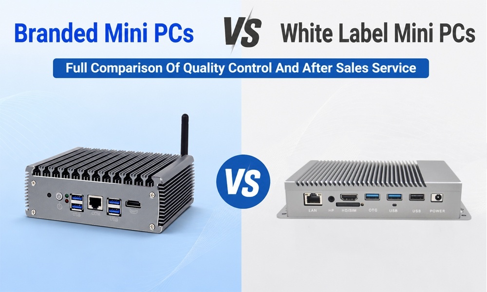 Últimos blogs da empresa sobre Mini PCs de Marca VS Mini PCs White Label Comparação Completa de Controle de Qualidade e Serviço Pós-Venda
