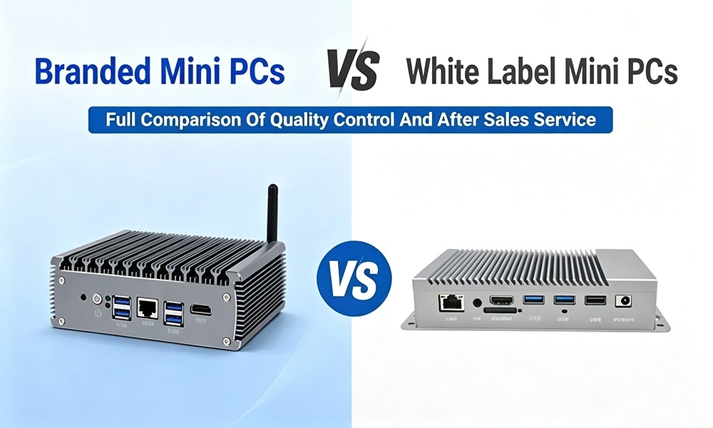 Últimos blogs da empresa sobre Mini PCs de Marca VS Mini PCs White Label Comparação Completa de Controle de Qualidade e Serviço Pós-Venda