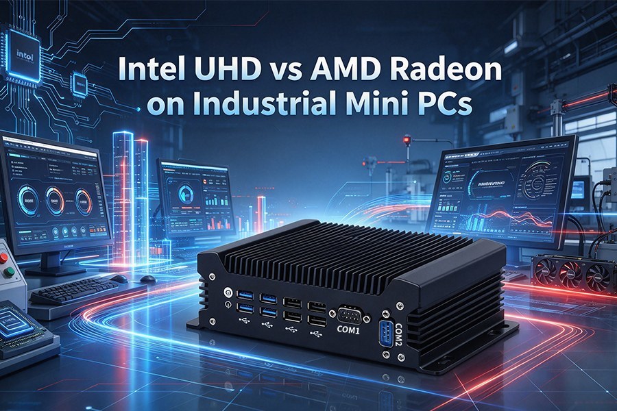 Últimos blogs da empresa sobre Intel UHD vs AMD Radeon em Mini PCs Industriais: Comparação de Gráficos Integrados, que lida melhor com Gráficos Industriais