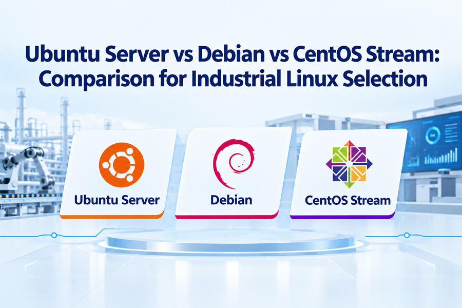 Últimos blogs da empresa sobre Ubuntu Server vs Debian vs CentOS Stream: Comparação para Seleção de Linux Industrial