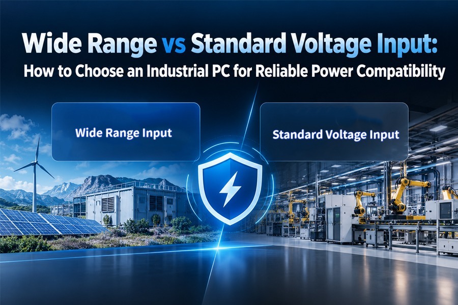 Últimos blogs da empresa sobre Wide Range vs Standard Voltage Input: How to Choose an Industrial PC for Reliable Power Compatibility