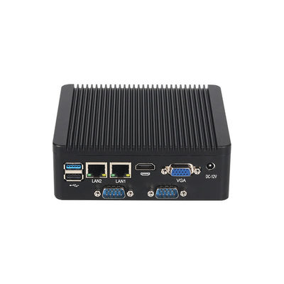 Intel Pentium J2900 PC Industrial com Dual LAN 4 COM Suporte Dual Display