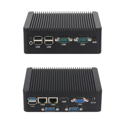 Dual LAN 4 COM Industrial Mini PC com processador Intel Celeron N2840 e DDR3L