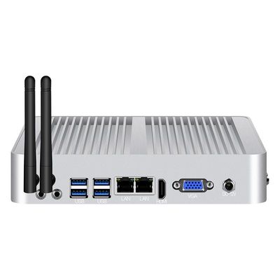 Mini PC da série Intel Core i7 com LAN dupla, COM dupla e RAM DDR3L de canal único