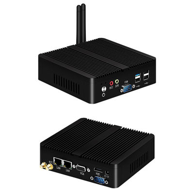 comprar Intel Celeron J6412 PC industrial sem ventilador com LAN dupla e DDR4 até 16GB online manufacture