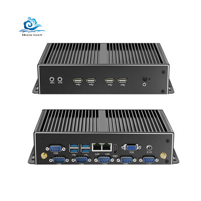 comprar Mini PC industrial portátil X86 com armazenamento RS485 SSD+HDD e design sem ventilador Fabricação em linha