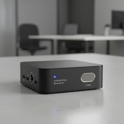 comprar Mini PC de 32GB 64GB de ROM com Bluetooth 4.0 e 1 porta USB C para conectividade perfeita Fabricação em linha