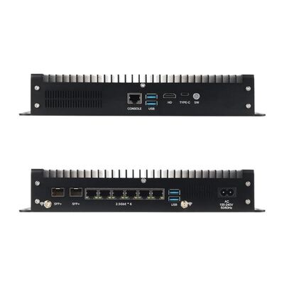 comprar Roteador suave com processador Intel Core I5 1235U 6 portas LAN e 2 portas ópticas 10G SFP para escritórios e fábricas empresariais Fabricação em linha