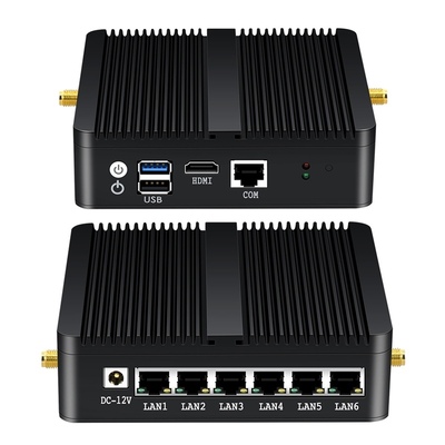 Comprar 6 Ethernet Firewall Mini PC Intel Celeron J1900 Com RAM DDR3L E SSD MSATA Fabricação em linha