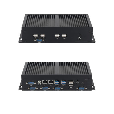 DDR4 Mini PC Industrial sem ventilador Dual LAN 6COM Intel Core Celeron série