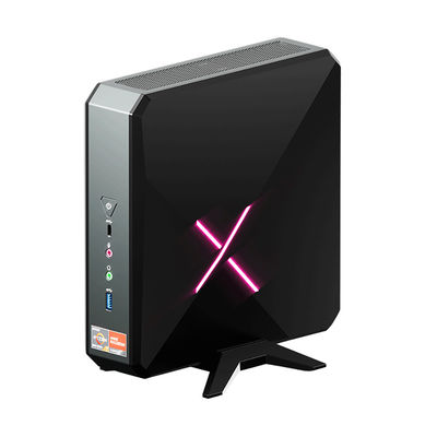 Mini PC de jogos Ryzen R7 5800H sem ventilador com DDR4 32G 3200MHz e Dual Ethernet
