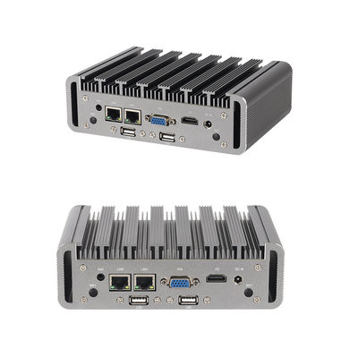 Intel Celeron J6412 e Core i5-6200U Mini PC sem ventilador Suporte Industrial OEM e ODM