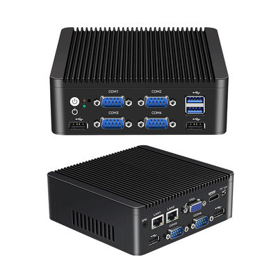 Intel Celeron J4125 Pentium N5000 Mini PC com DDR4 RAM e MSATA SSD Windows Linux