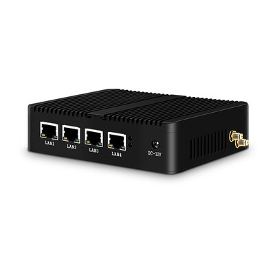 Intel J1900 Mini PC Firewall PFsense 4 Gigabit LAN Windows 10 Suporta Display Duplo