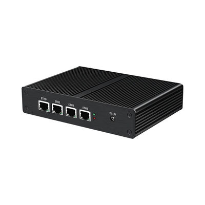 Quatro 2.5GbE RJ45 LAN Firewall DDR5 Mini PC Suporta HD Dual Display