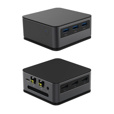 Intel Alder Lake N95 4 Core 4 Thread Mini PC com LPDDR5 12G 2 Ethernet e WiFi