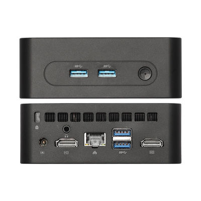 Intel DDR4 Mini PC portátil com Wi-Fi Cooling Fan Dual HD Suporta 4K Display