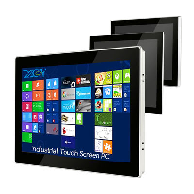 Painel de toque industrial sem ventilador PC Intel Celeron J4125 DDR4 com GPIO LAN duplo