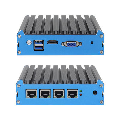 Intel Celeron Series Firewall Mini PC com quatro RJ45 2.5G Ethernet Linux