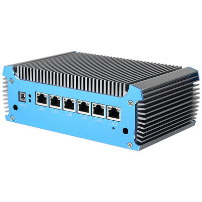 Intel Celeron 3865U Soft Router Mini PC com 6 RJ45 i211AT Gigabit LAN e DDR4 RAM