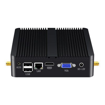 Intel Celeron N2830 Mini PC sem ventilador com Silgle LAN e 8USB para Home Office
