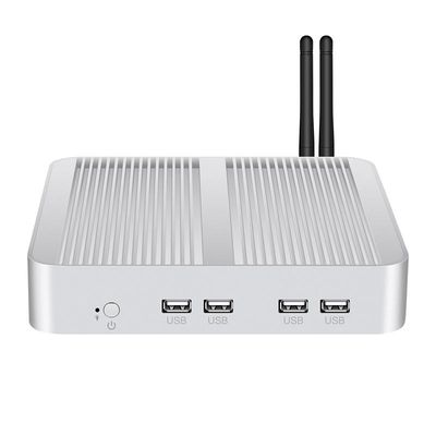 Dual COM Dual LAN DDR3L RAM PC industrial sem ventilador com processador Intel Core i5 4200U