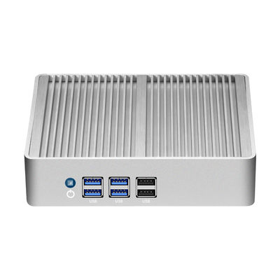 Mini PC sem ventilador Intel Core com RAM DDR3 de até 8 GB e 8 interfaces USB para casa