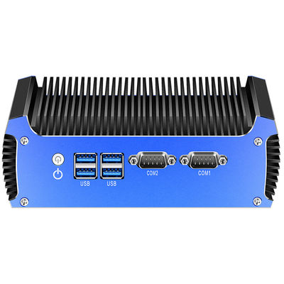 Dual LAN Dual COM Intel Mini PC sem ventilador com RAM DDR3 até 8GB Linux e mSATA