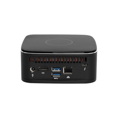 LAN único 2.5G Intel Mini PC Dual DDR4 64G Linux Disco rígido Wi-Fi e ventilador de resfriamento