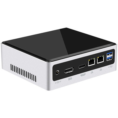 Mini PC de jogos com processadores Intel Dual LAN Dual DDR4 RAM E ventilador de resfriamento