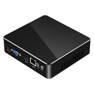Mini PC com processador Intel Core i3 7100U mSATA SSD DDR3L 16G RAM E ventilador de resfriamento