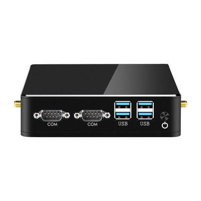 Intel Core i5 8250U PC industrial sem ventilador com mSATA SSD Dual Ethernet Dual COM