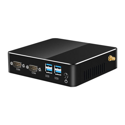 Intel Core i7 8550U Fanless PC Industrial com DDR4 16G RAM mSATA disco rígido Wifi