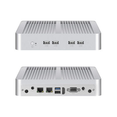 Intel Mini PC Celeron J1900 Sem ventilador 8GB de RAM Mini PC compacto para assistência em casa