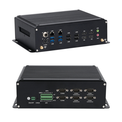 Intel Core i5-14450HX Industrial Mini PC com Dual Ethernet 4 COMs DDR5 64GB de RAM